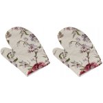 Bellatex Růže Vínová Zelená Šedá Kuchyňská chňapka 2 ks 28 x 18 cm – Zbozi.Blesk.cz