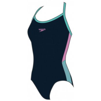 Speedo Dive Thinstrap True navy /neon orchid