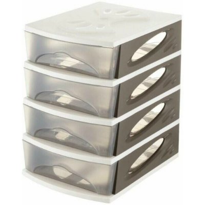 Pořadač MEDYA BOX, 26,5 x 35 x 39, taupe – Sleviste.cz