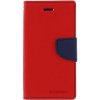 Pouzdro a kryt na mobilní telefon Apple Pouzdro Mercury Fancy diářové iPhone 7 / 8 / SE 2020 / SE 2022, Red / Navy