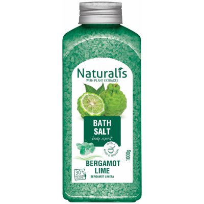 Naturalis Naturalis koupelová sůl - Bergamot a Limeta 1000 g – Hledejceny.cz
