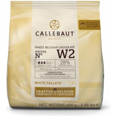 Callebaut bílá W2 28% 400 g – Hledejceny.cz
