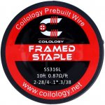 Coilology Framed Staple odporový drát SS316 28/38 – Zboží Mobilmania