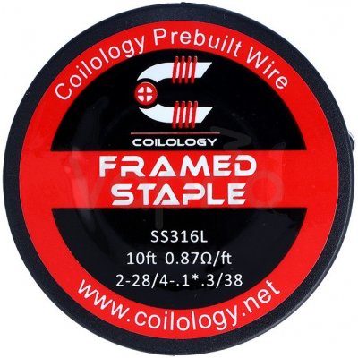 Coilology Framed Staple odporový drát SS316 28/38 – Zboží Mobilmania