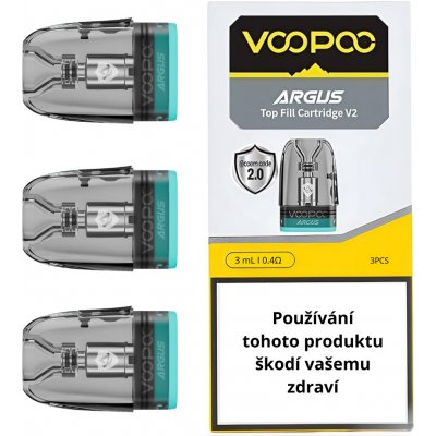 VooPoo ARGUS POD Top Fill V2 cartridge 0,4 ohm – Hledejceny.cz