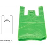 Mikrotenové tašky 10 kg zelené HDPE, 100 ks – Zboží Dáma
