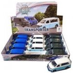 Kids Globe Traffic VW Transporter 13,5cm kov zpětný chod 3barvy – Zbozi.Blesk.cz