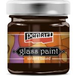 Pentart Barva na sklo nevypalovací 30 ml HNĚDÁ – Zboží Dáma
