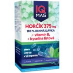 IQ Mag hořčík 375 mg + B6 + kys.listová 60 tobolek – Hledejceny.cz