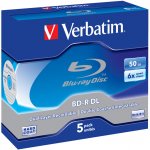 Verbatim BD-R DL 50GB 6x, jewel, 5ks (43748) – Hledejceny.cz