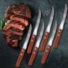 Orion Nůž steakový nerez dřevo 6 ks