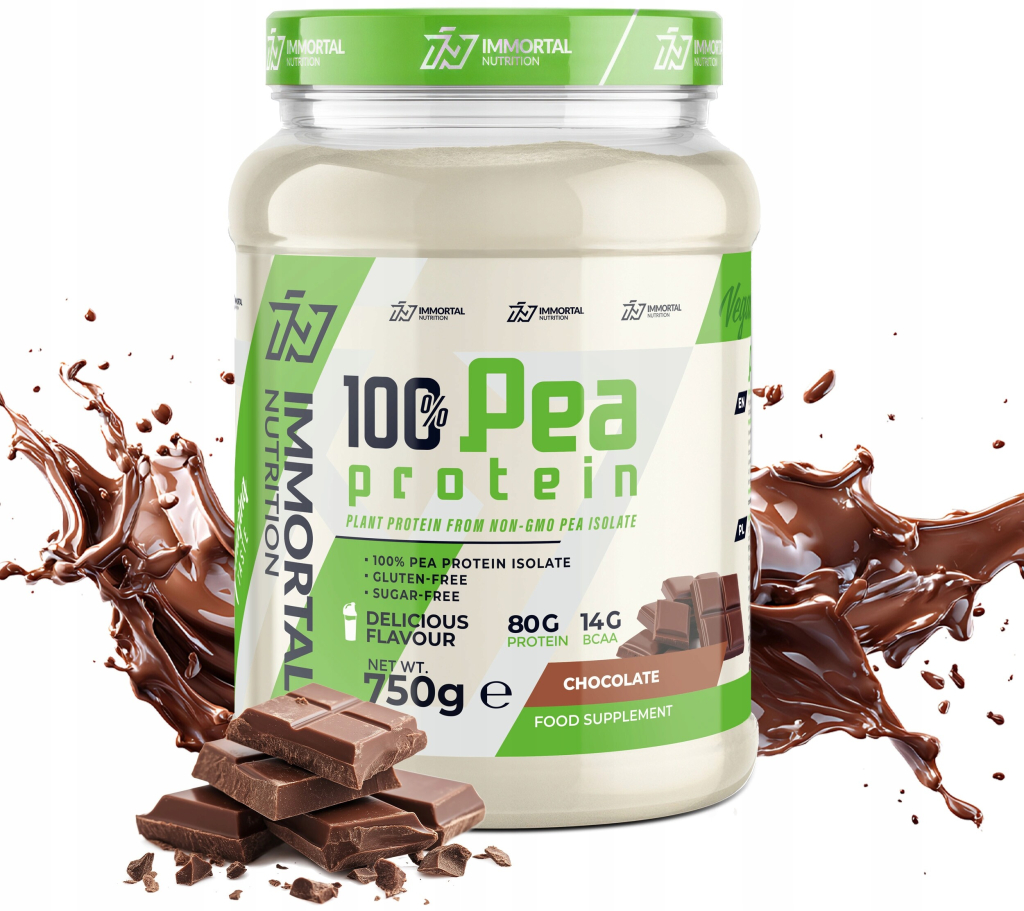 Immortal Nutrition hrachový protein veganský 750 g