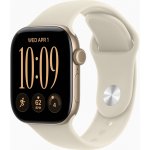 Apple Watch Series 12 42mm světle zlatý hliník s pískovým sportovním řemínkem S/M MJED4RK/A – Hledejceny.cz