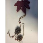 Dijk Natural Collection Závěs list bordó – Hledejceny.cz