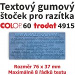 Trodat Colop Gumový štoček pro razítko 60, 4915 – Zboží Živě