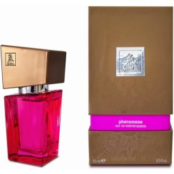 Shiatsu Pheromone Eau De Parfum Women parfém pro ženy s vysokou koncentrací feromonů růžový 15 ml