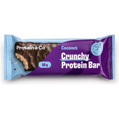 Protein a Co Crunchy proteinová tyčinka 50 g – Sleviste.cz