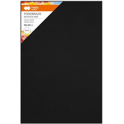 Happy color Malířské plátno Happy Color 40x60 cm MDF 4 mm černé – Zboží Mobilmania
