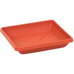 Plastia miska čtyřhranná Lotos 30 x 30 cm terakota – Zboží Dáma
