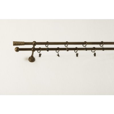Garol Garnýž kovová antik Torino attractive dvouřadá 120 cm – Zboží Mobilmania