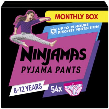 NINJAMAS Pyjama Pants pro dívky 8-12 let 54 ks