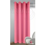 Kroužkovaný závěs Dimout Uni 345 světle růžový - 245 x 140 cm – Zboží Mobilmania