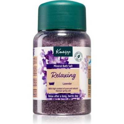 Kneipp Relaxing Lavender sůl do koupele s minerály 500 g