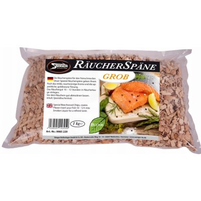 Saenger bukové piliny na uzení Räuchermehl velmi hrubé 1 kg – Zboží Dáma