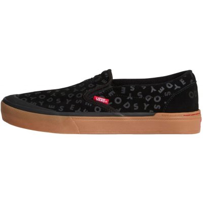 Vans BMX Slip-On Odyssey Black/Red/Gum – Zboží Dáma