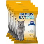 Premium Cat Clumping Bentonite Litter Citron 4 x 5 l – Sleviste.cz