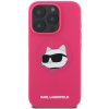 Pouzdro a kryt na mobilní telefon Apple Karl Lagerfeld KLHMP16XSCHPPLF Sil Choupette Head Print MagSafe pro Apple iPhone 16 Pro Max, fuchsia