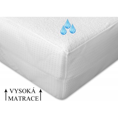 Brotex Nepropustné prostěradlo PU+froté s elastickými boky 80x200 – Zboží Dáma