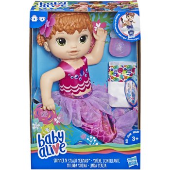 Hasbro Baby Alive zrzavá mořská panna