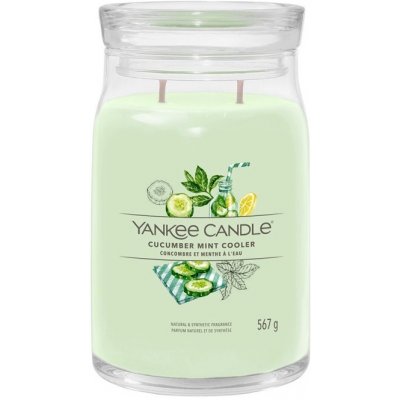Yankee Candle Signature Cucumber Mint Cooler 567 g – Sleviste.cz