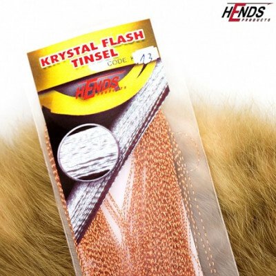 Hends HE KRYSTAL FLASH TINSEL - MĚDĚNÁ – Hledejceny.cz