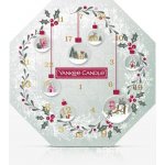 Yankee Candle Snow Globe Wonderland Advent Calendar čajová svíčka se svícnem – Hledejceny.cz