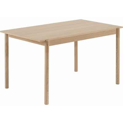 Muuto Jídelní stůl Linear Wood, Oak, 140 x 85 cm, LWDTAB140A01 – Hledejceny.cz