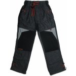 Grace dětské outdoorové kalhoty černo šedá oranžové doplňky