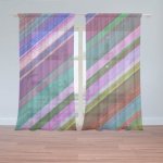 Sablio Záclony Nabarvené dřevo: 2ks 150x250cm – Hledejceny.cz