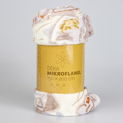 Quentin deka mikroflanel QK-145 béžová love 150x200 – Zboží Mobilmania
