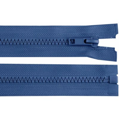 Zip kostěný dělitelný No 5 délka 85 cm - dvoucestný bundový barva 220 modrá jeans - tmavá – Hledejceny.cz