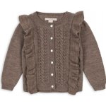 Konges Slojd svetr Fiol Brown Melange – Sleviste.cz