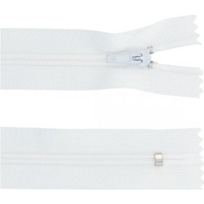 Prima-obchod Spirálový zip No 3 délka 55 cm pinlock, barva Bílá – Hledejceny.cz