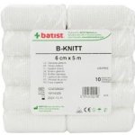 Batist Obinadlo hydrofilní pletené nesterilní 6cm x 5m 10 ks – Zboží Mobilmania