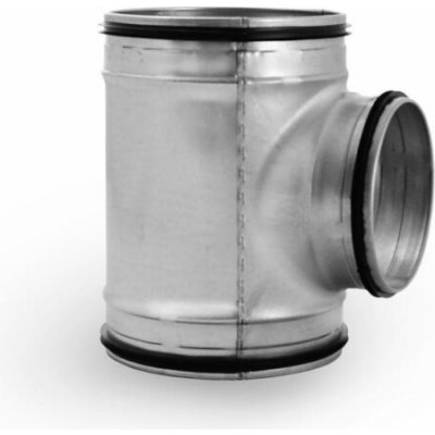 Alnor TPCL-125-125 T-kus s kanálem, s těsněním, 90° – Hledejceny.cz