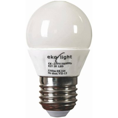 Light Home LED žárovka E27 teplá 3000K 3W 250 lm