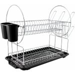 Haus Roland Odkapávač nádobí, černý a nerez – Zboží Mobilmania