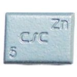 91-5g závaží samolepicí zinek nízké, v=3,8mm | Zboží Auto