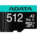 ADATA MicroSDXC 512 GB AUSDX512GUI3V30SA2-RA1 – Hledejceny.cz