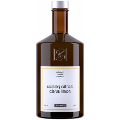Žufánek Sicilský Citron 42% 0,5 l (holá láhev) – Zboží Mobilmania